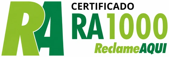 Certificado RA1000 do Reclame Aqui
